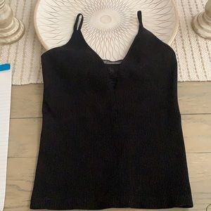 Free People Come Around Cami Black M/L M/G